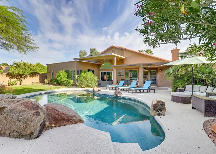 Heated Pool & Patio: Tempe Retreat Near Hiking!