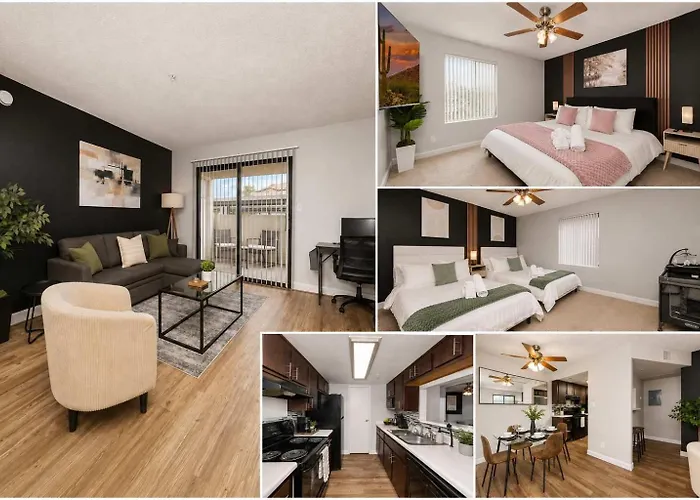 Tempe Retreat Near Asu 2 Bedroom Pools Gym Parking Pet-Friendly