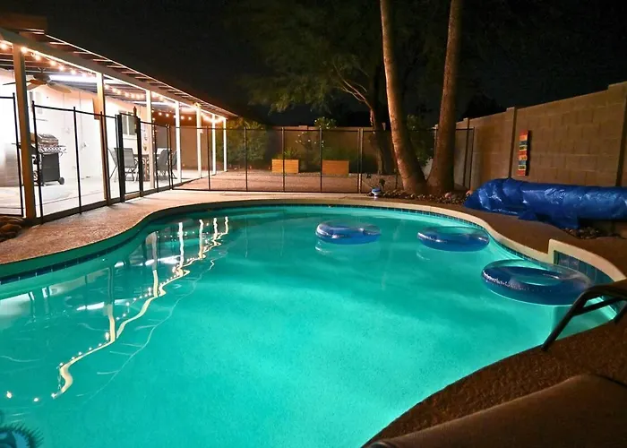Private Oasis, Free Heated Pool, Close To Asu